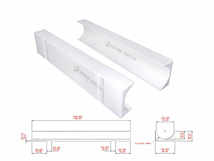 Laser cavity ceramic body