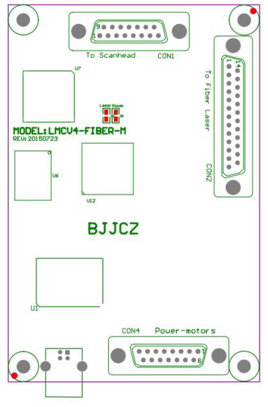 光纖激光打標卡(帶軸) LMC2015 FIBER-M